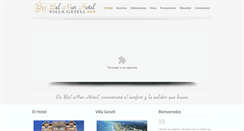 Desktop Screenshot of belmarhotel.com.ar